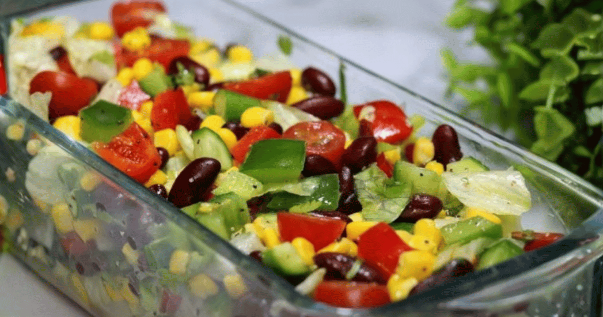 Mexican Bean Salad | Protein Packed 10 Minute Meal Prep