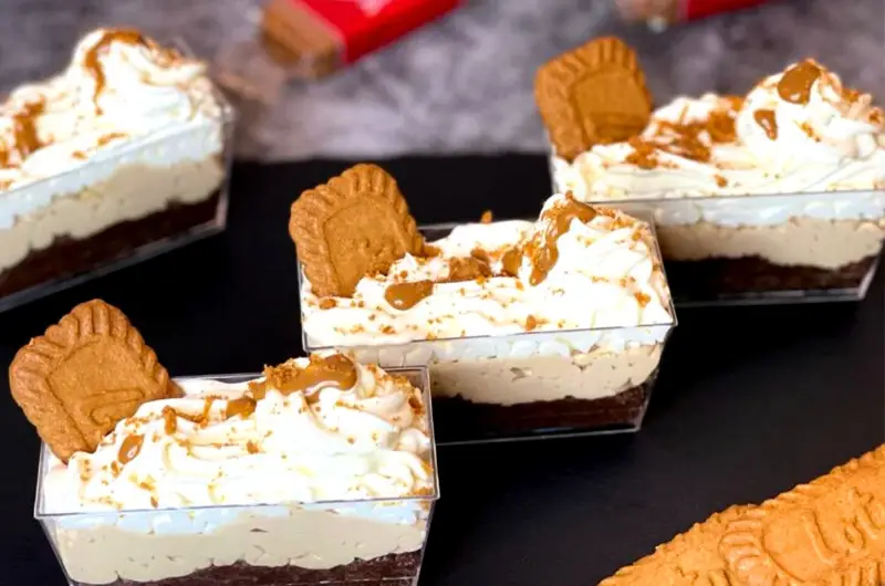 5-Step Easy and Delicious Lotus Biscoff Dessert Cups Recipe - No Bake!