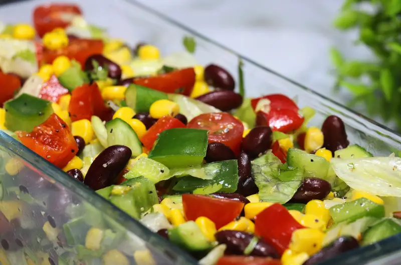 Mexican Bean Salad | Protein Packed 10 Minute Meal Prep