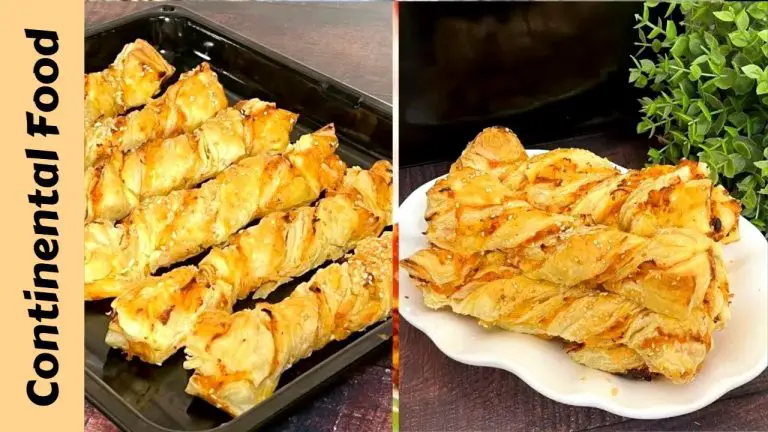 Continental Food Recipes 55 Tea Time Snacks: 5-Minute Cheese Pastry by continental food recipes