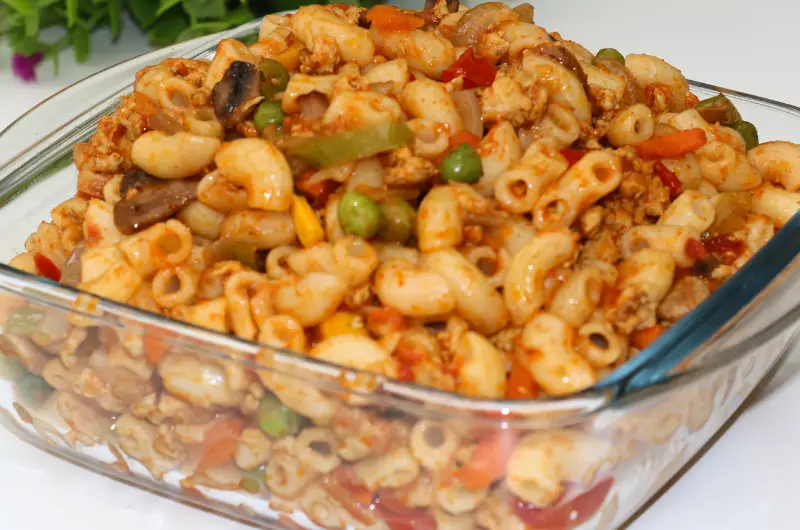 Quick and Creamy Desi Chicken Macaroni Pasta in 10 mint