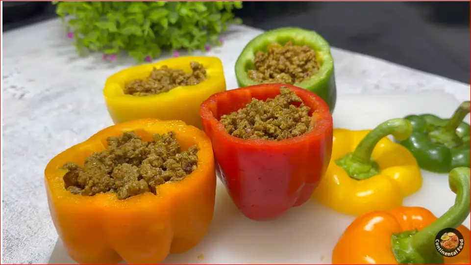 Keema Stuffed Capsicum