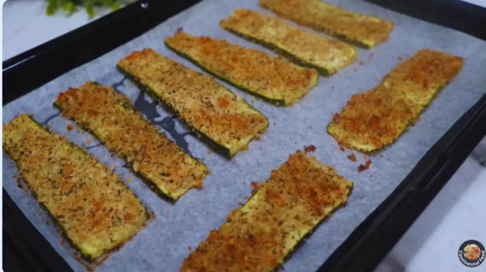 Roasted Zucchini Parmigiana 