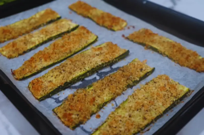 Deliciously Roasted Zucchini Parmigiana In Easy 2 Steps🥒