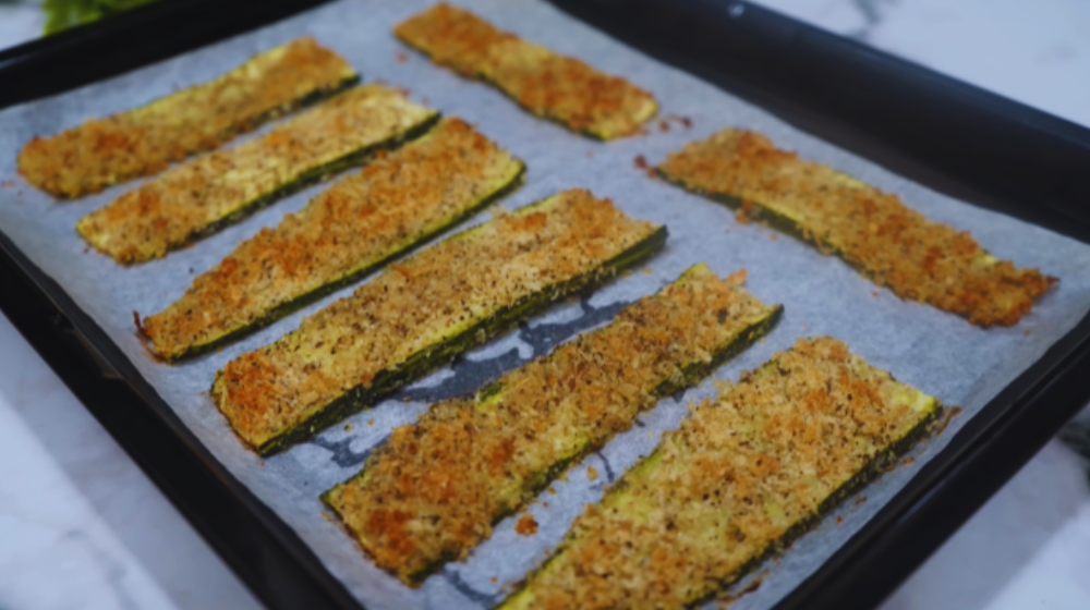 Roasted Zucchini Parmigiana