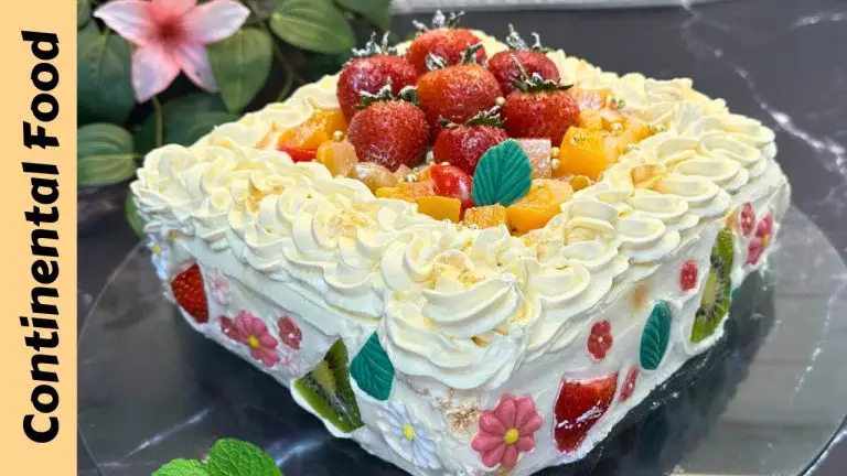 Continental Food Recipes 71 How to Make the Best Creamy Fruit Cake in Just 1 Hour by continental food recipes