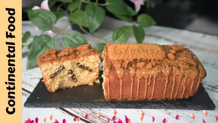 Lotus Biscoff Loaf Cake