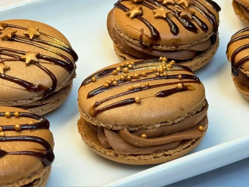 French Chocolate Macarons