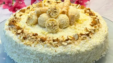 Ultimate Raffaello Chocolate Cake