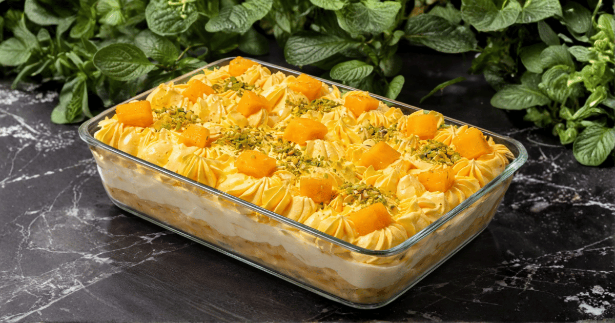 No Bake Mango Cake Recipe: A Delightful Continental Dessert in Minutes