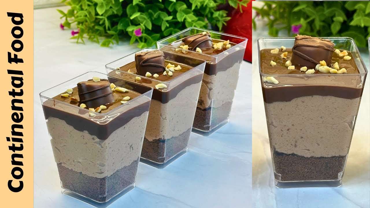 Kinder Chocolate Dessert Cup Recipe