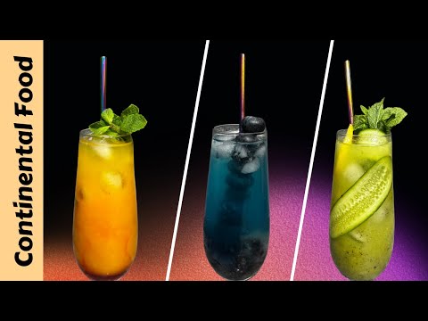 Non Alcoholic Mocktail Drink For Hot Summer Day