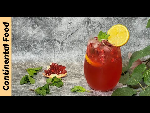 Pomegranate Mojito Mocktail Recipe