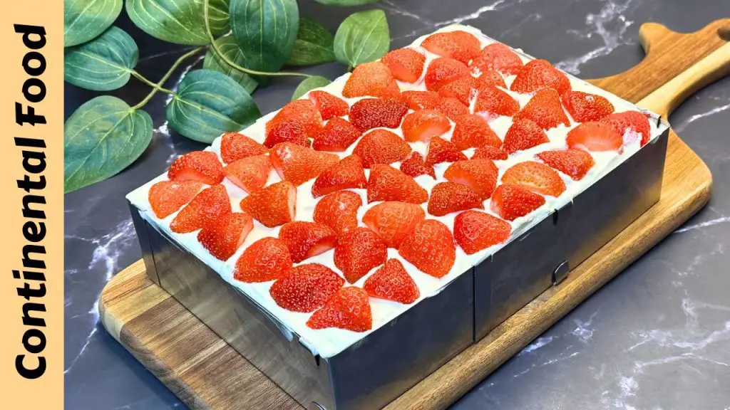 Yum Yum Waffle Strawberry Cake Recipe in just 20 mintues