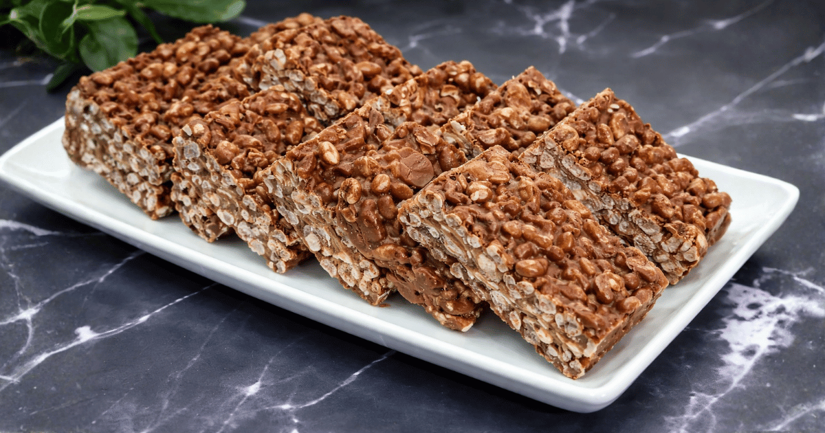 Delicious 🍫😋chocolate rice puff snacks! in 2 Steps