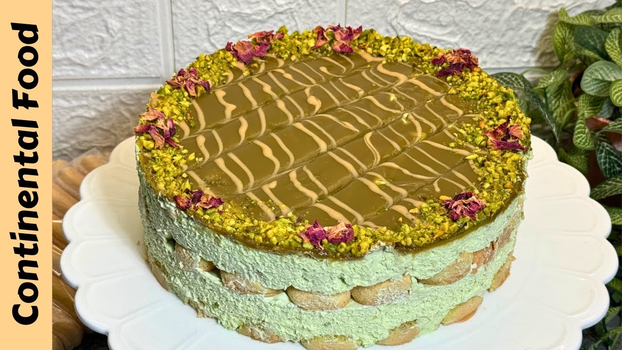 Rich Pistachio Cake with Creamy Dreamy Frosting