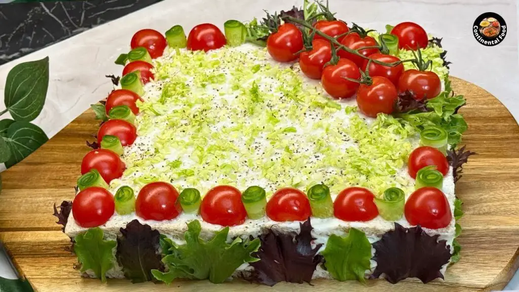 Savory Chicken Layer Cake Recipe🎉🍗 by continental food recipes