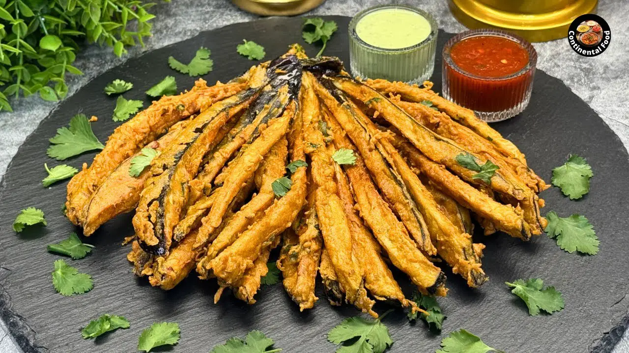 Crispy Eggplant Fries/ Fry Baingan Flower Recipe Ramadan Iftar Ideas 🍆