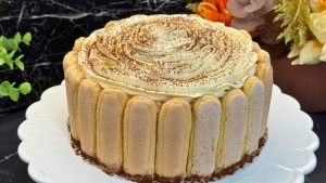 Continental Food Recipes 30 No-Bake Tiramisu Flower Cake Homemade